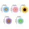 30 Pieces Autume Summer Spring Sun Flowers Hanging Swirl Decorations,Themed Birthday Party,Party Supplies,Ceiling Decorations for Girls,Boys,Kids, Bedroom,Classroom,Baby Shower